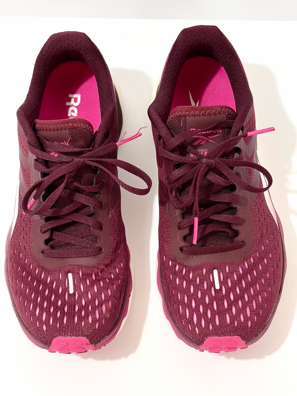 Reebok Women's Float Ride Run Fast 2.0 Running Shoes In Proud Pink and Maroon